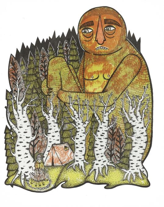 <i>Sasquatch</i> </br> photolithograph, 2011