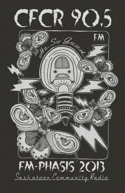 shirt design, CFCR, Saskatoon, 2013